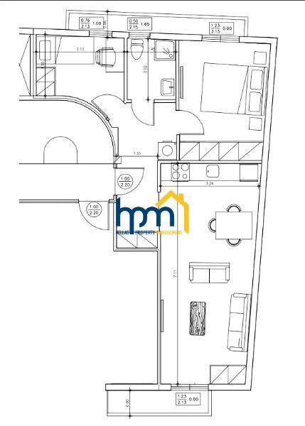 (Προς Πώληση) Κατοικία Λοιπές κατηγορίες || Φάληρο - Ιπποκράτειο / Ιπποκράτειο - 60τ.μ, 2Υ/Δ, 155000&euro;