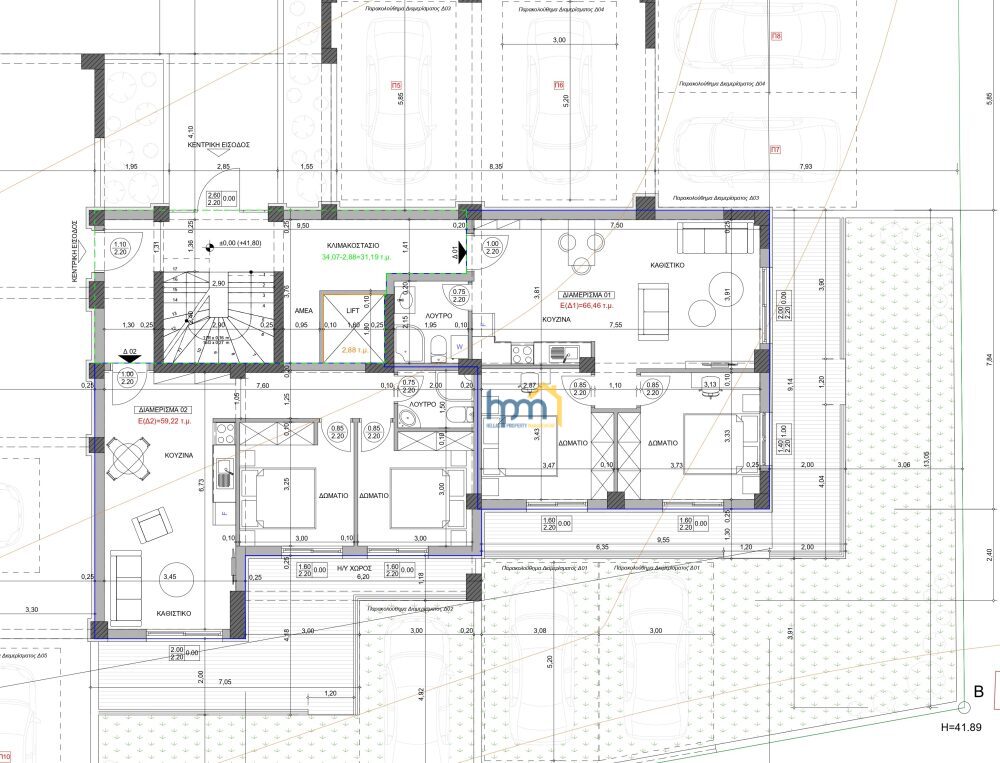 (προς πώληση) Κατοικία Διαμέρισμα || Θεσσαλονίκη - Περιφ/κοί δήμοι / Θέρμη - 75.0τ.μ., 2 Δ/Υ,175.000€