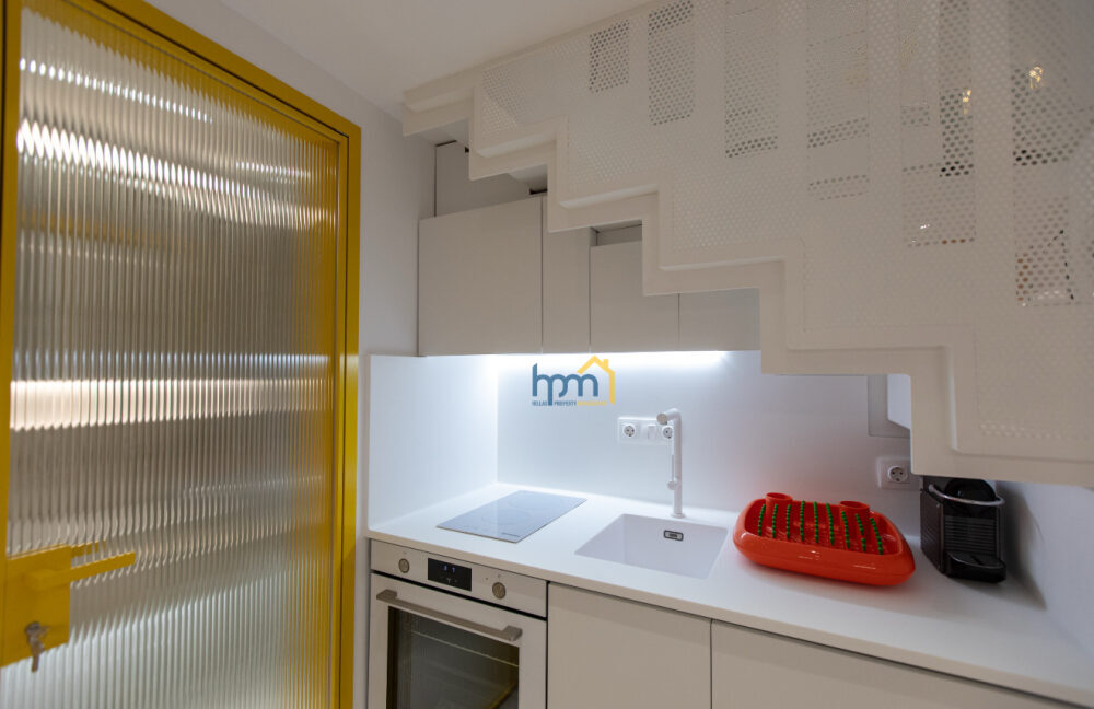 Architectural Gem | Waterfront Minimalist Loft in Karabournaki