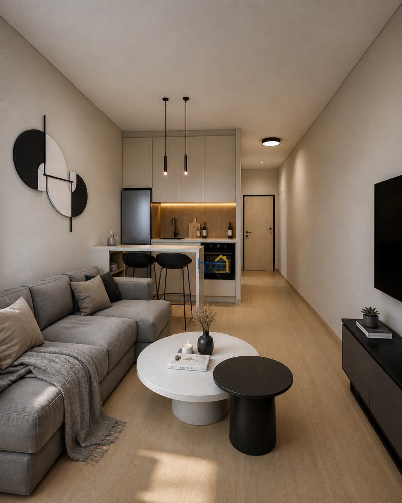 Golden Visa Center of Thessaloniki - 50.0sq.m, 1 B/R,190.000€