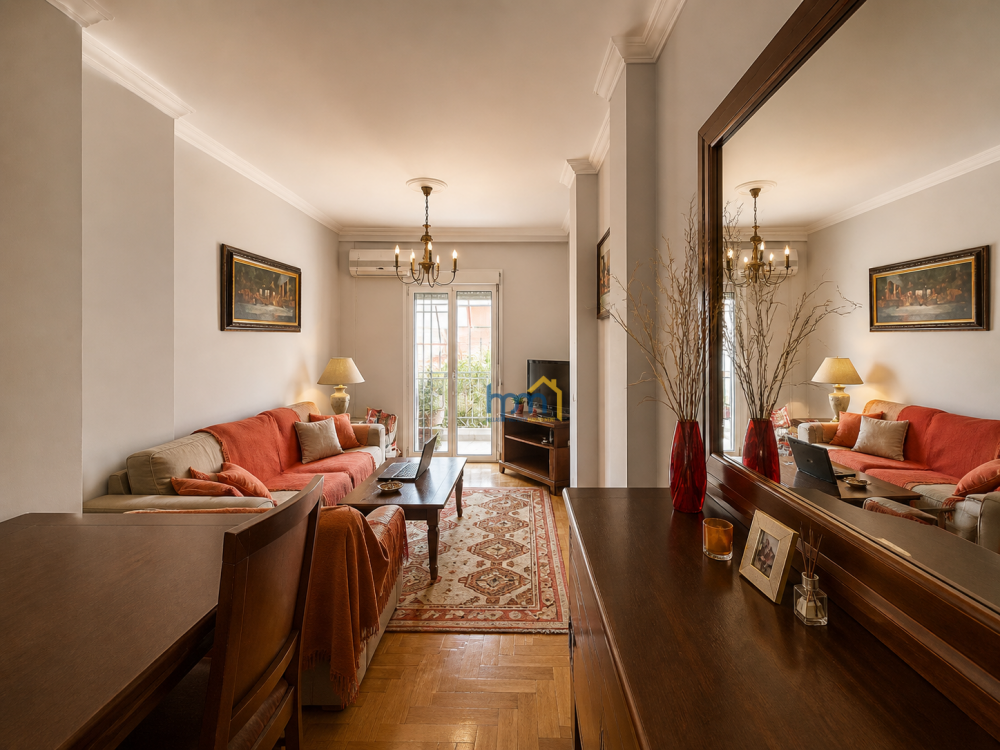 (for rent) Residential Apartment || Thessaloniki Center / Voulgari - Ntepo - Martiou - 68.0sq.m, 1 B/R,490€