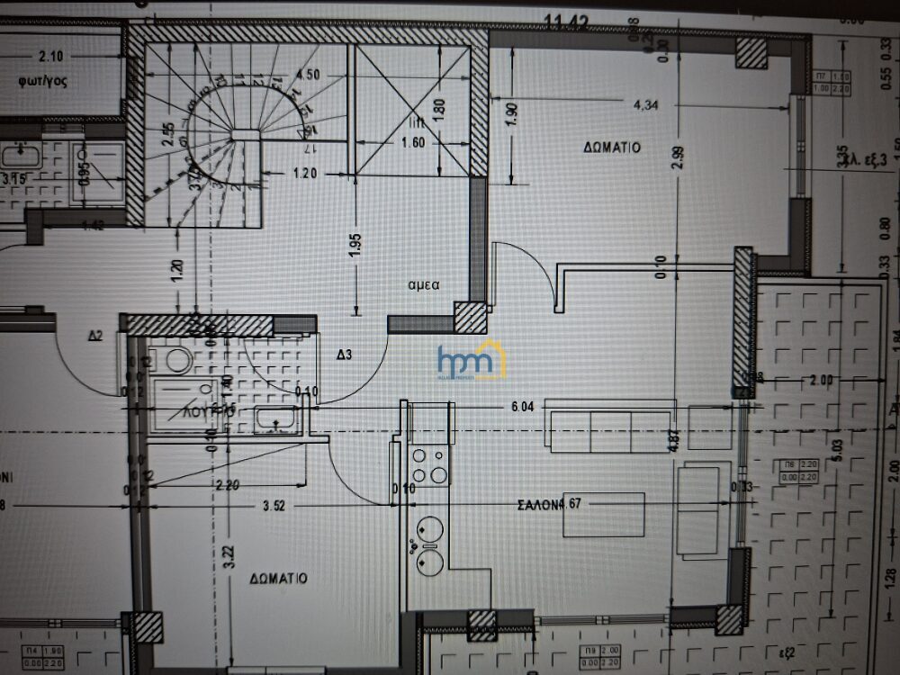 (for sale) Residential Apartment || Thessaloniki Center / Toumpa - 78.7sq.m, 2 B/R,1€