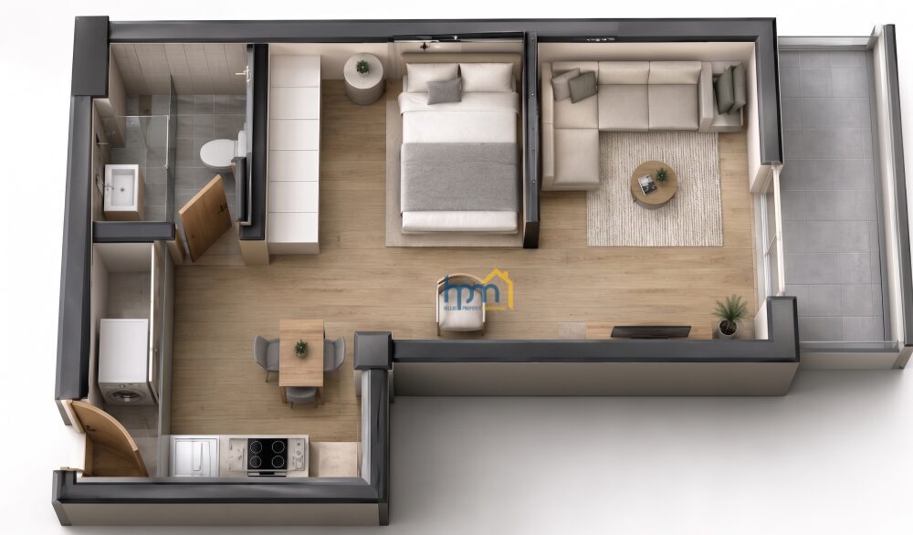 (for sale) Residential Studio || Thessaloniki Center / Center of Thessaloniki - 32.0sq.m, 1 B/R,165.000€