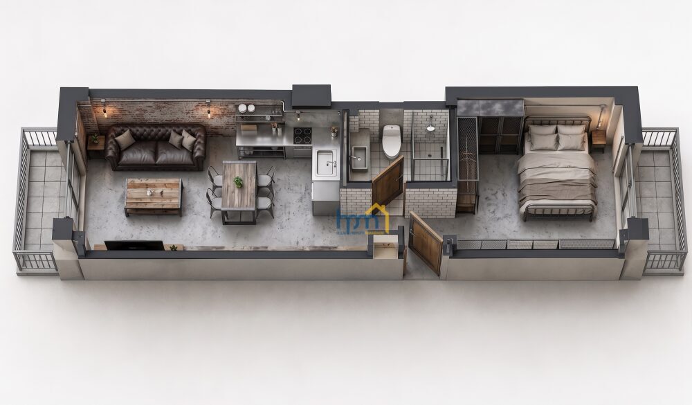 (for sale) Residential Apartment || Thessaloniki Center / Triandria - Doxa - 41.55sq.m, 2 B/R,140.000€