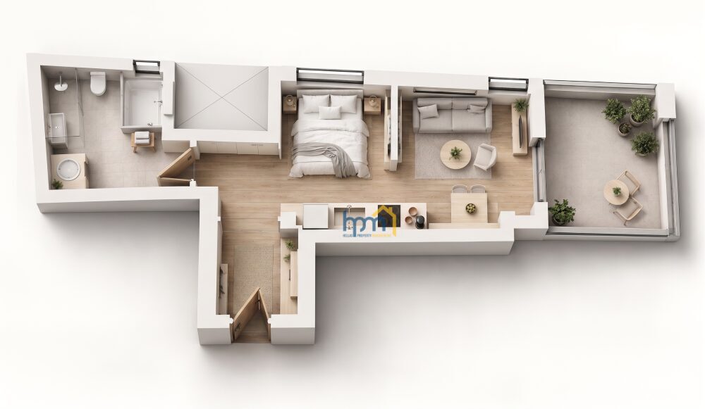 (for sale) Residential Studio || Thessaloniki Center / Center of Thessaloniki - 35,33sq.m, 1 B/R,169.000€