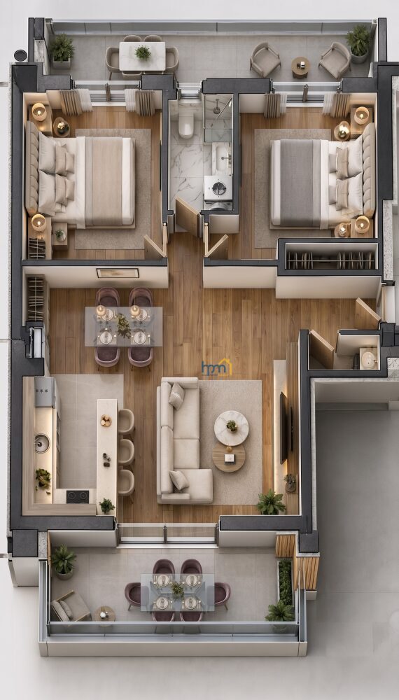 (for sale) Residential Apartment || Thessaloniki Suburbs / Kalamaria - 86.0sq.m, 2 B/R,330.000€