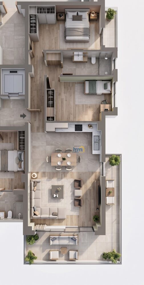 (for sale) Residential Apartment || Thessaloniki Suburbs / Thermi - 100.0sq.m, 2 B/R,280.000€