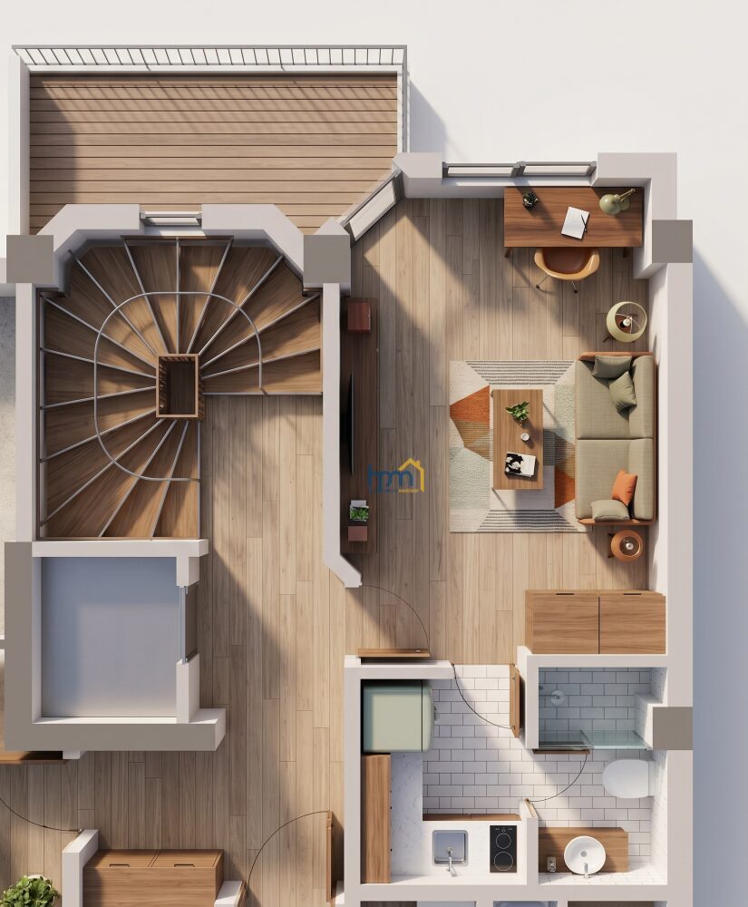 (for sale) Residential Studio || Thessaloniki Center / Toumpa - 33.0sq.m, 1 B/R,110.000€