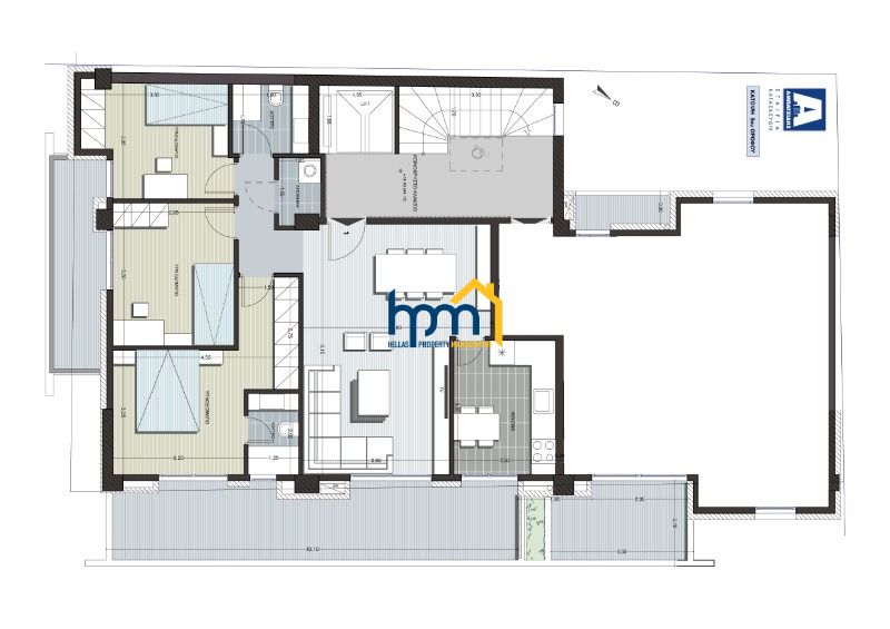 (For Sale) Residential Maisonette || Kalamaria / Center - 122sq 3B/R, 370000&euro;