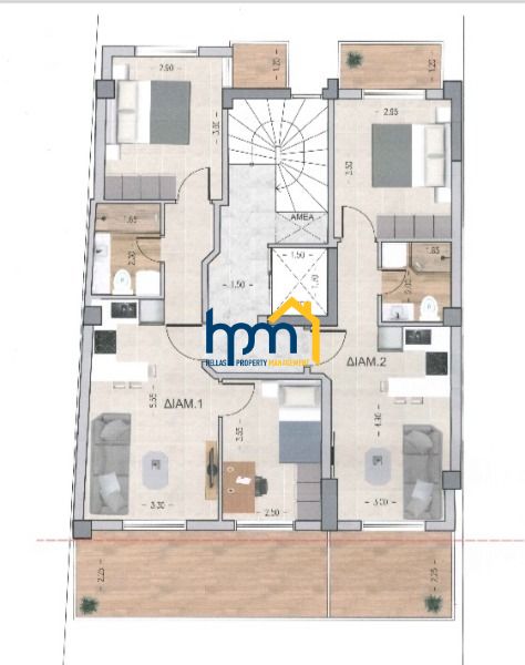 (For Sale) Residential Studio || Toumpa / Kato Toumpa - 55sq 1B/R, 160000&euro;